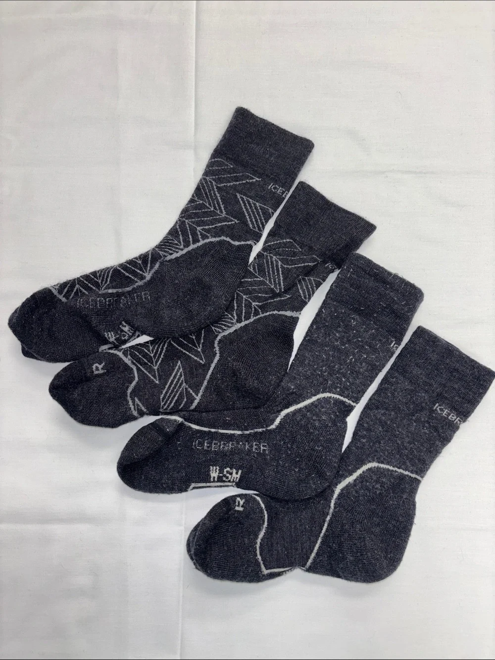 Icebreaker merino wool cushioned socks W-SM bundle